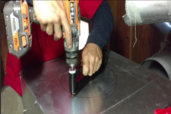 Cut a Hole in Stainless Steel Sheet Cut a Hole in Stainless Steel Sheet